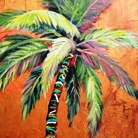 palm tree painting