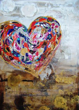heart painting