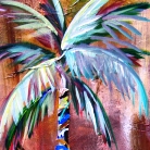 palm tree painting