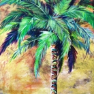 palm tree painting