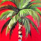 palm tree painting