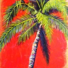 palm tree painting