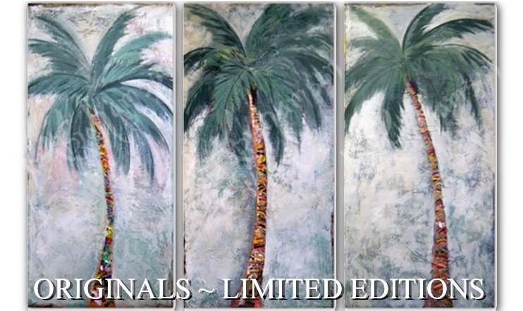 Palm tree paintings