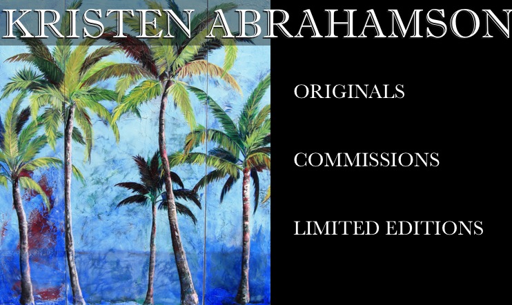 Princeville Palm tree paintings