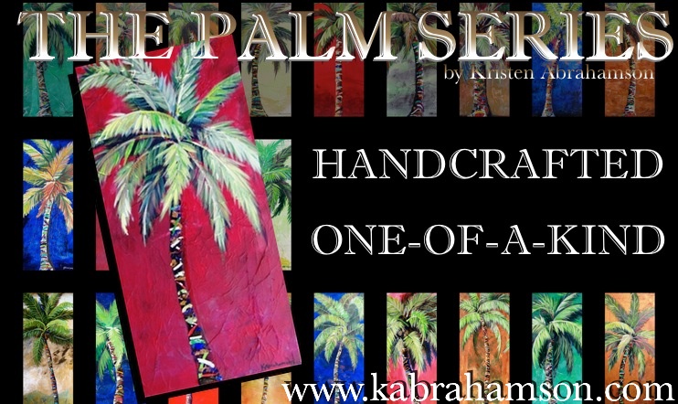 The Palm Series Palm tree paintings